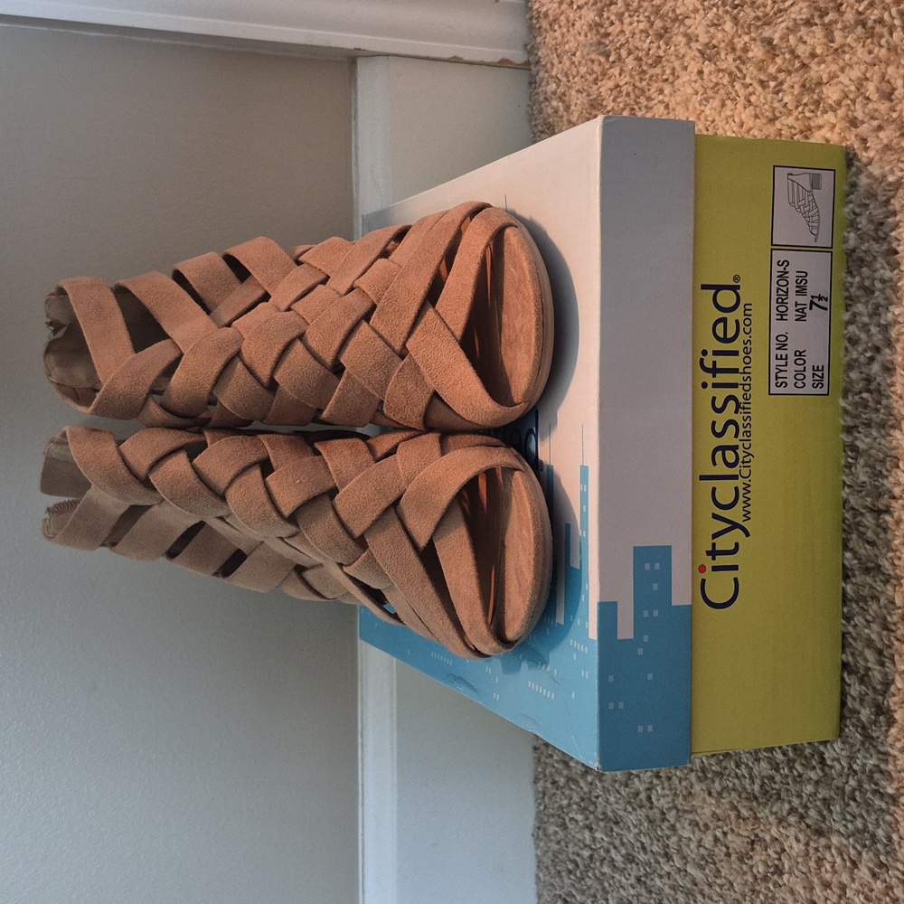 Classified Horizon-S Woven Heeled Sandals